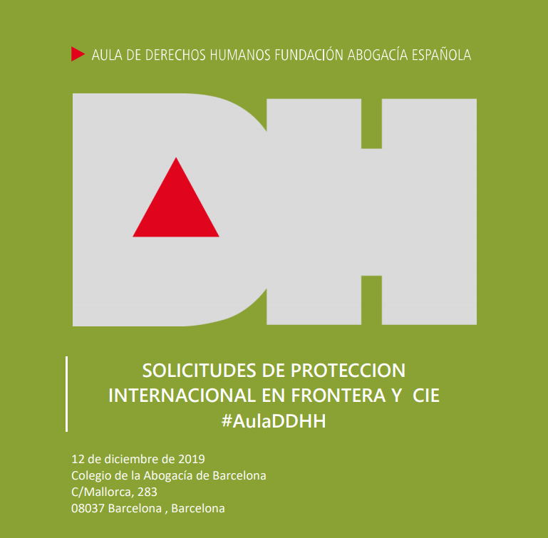 El ICAB acoge la conferencia: ‘Solicitudes de protección internacional en frontera y CIE’